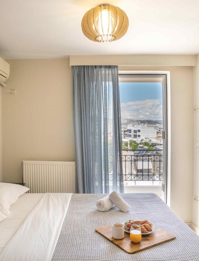 Lis153 By Smart Cozy Suites - Top Floors With Amazing City View - Available 24Hr เอเธนส์ ภายนอก รูปภาพ