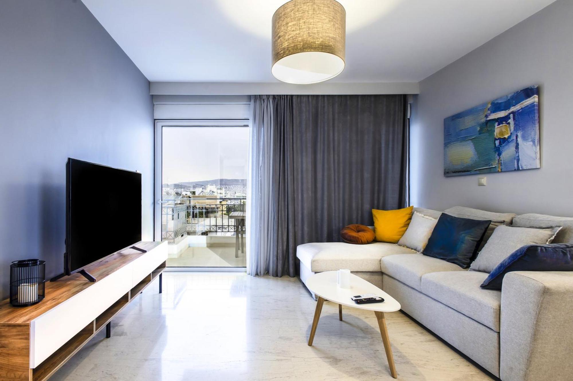Lis153 By Smart Cozy Suites - Top Floors With Amazing City View - Available 24Hr เอเธนส์ ภายนอก รูปภาพ